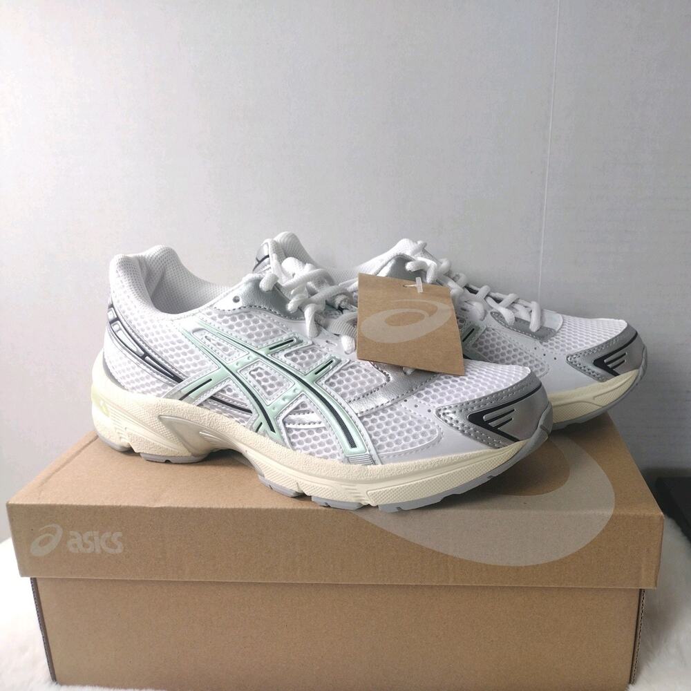 Asis Gel -1130 White/Mint Men 6.5 Women 8 ~ New in Box